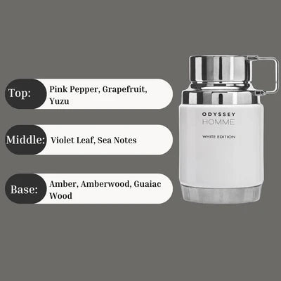 Armaf Odyssey Homme White Edition EDP Spray 100ml for Men