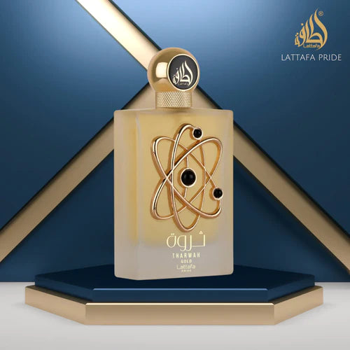 Tharwah Gold EDP Perfume - 100ml (3.4 Oz) By Lattafa Pride