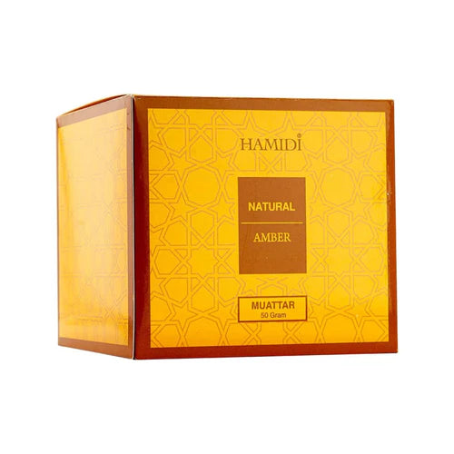 Hamidi Natural Bakhoor Muattar Amber Incense 50g
