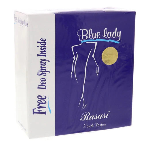 Rasasi Blue Lady EDP With Deo Spray 40 ml