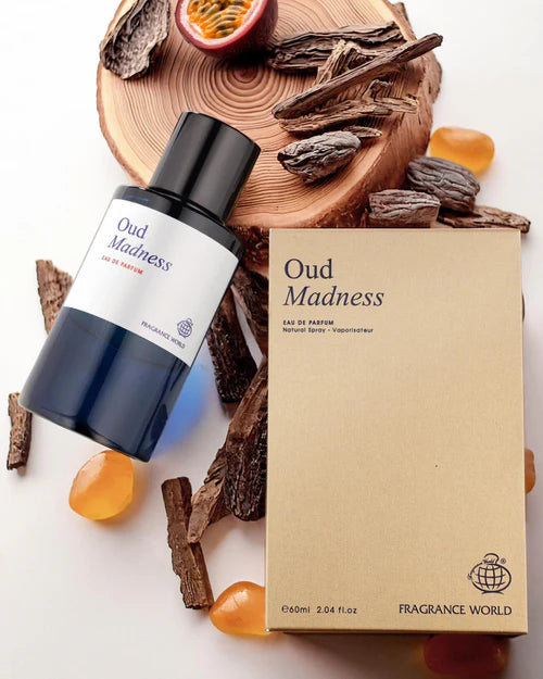 Oud Madness 60ml EDP by Fragrance World | Inspired by Oud Maracujá Maison Crivelli