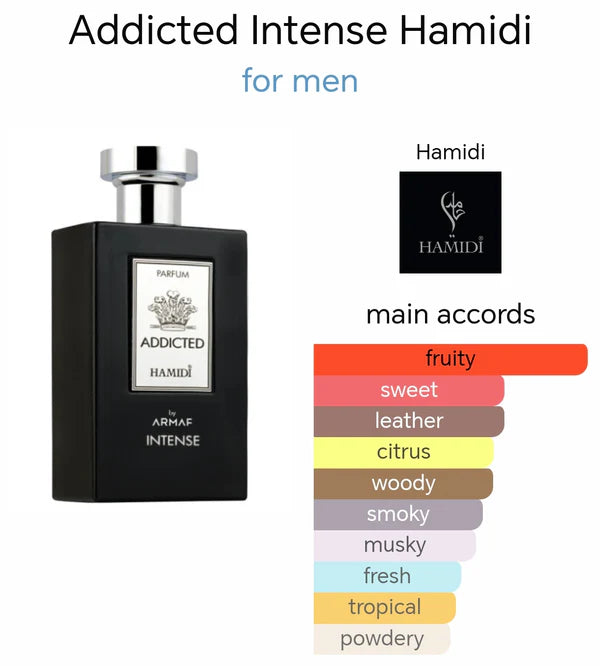 Hamidi ADDICTED INTENSE EDP Perfume - 120ml | Inspired by Creed Aventus