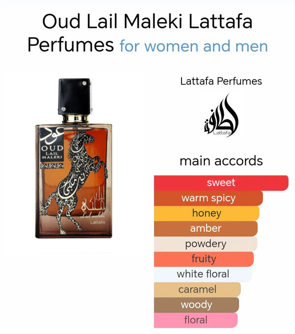 Oud Lail Maleki EDP Perfume 100ML By Lattafa - Inspired by XJ 1861 Naxos