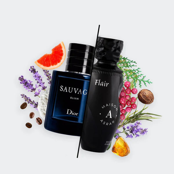 Maison Asrar FLAIR – EDP 100ml | Inspired by Dior Sauvage Elixir