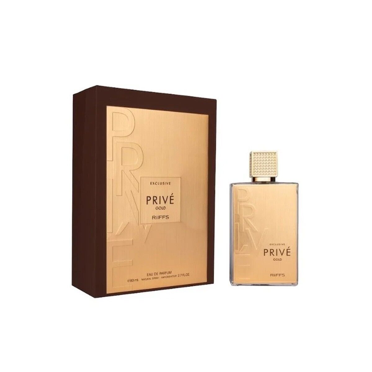Riiffs Exclusive Prive Gold Eau de Parfum for Men 80 ml