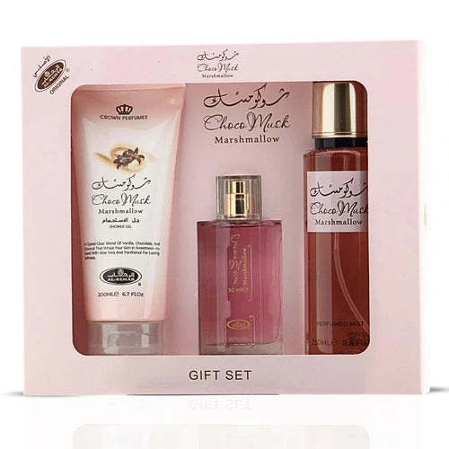 Choco Musk Marshmallow 3-Piece Perfume Gift Set by Al Rehab