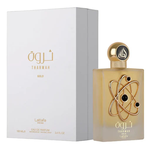 Tharwah Gold EDP Perfume - 100ml (3.4 Oz) By Lattafa Pride