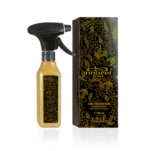Nabeel Black Air Freshener 300ml Water-based free from Alcohol