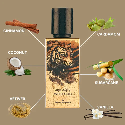Wild Oud EDP Perfume 60ml by Ard Al Zaafaran Lattafa