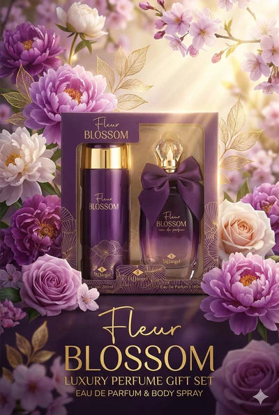 TAD Angel Fleur Blossom EDP 100ml Perfume& Body Spray 200ml Gift Set
