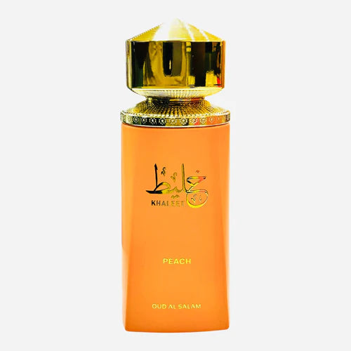 KHALEET Peach EDP 100ml Perfume by Oud Al Salam | Soft. Radiant. Lusciously Fruity