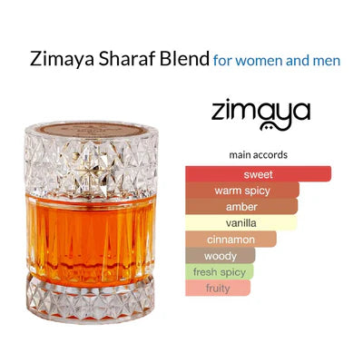 Sharaf Blend Extrait De Parfum - 100ML by Zimaya