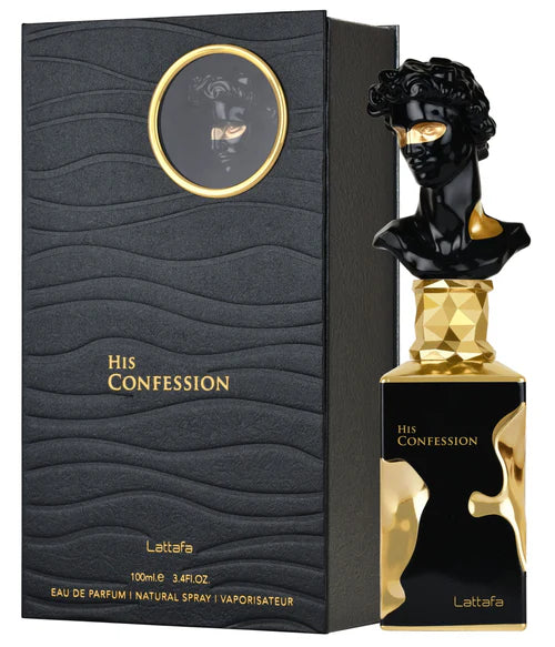 His Confession EDP Perfume 3.4Oz / 100ML By Lattafa For Men