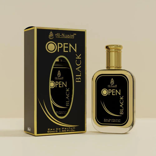 Open Black Eau De Parfum EDP Spray 50ml by Al Nuaim