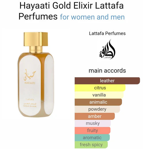Hayaati Gold Elixir EDP Perfume - 100ML By Lattafa