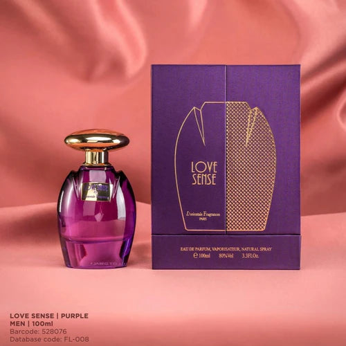 Love Sense Purple 100ml Eau De Parfum by L'orientale Fragrances Paris for Women