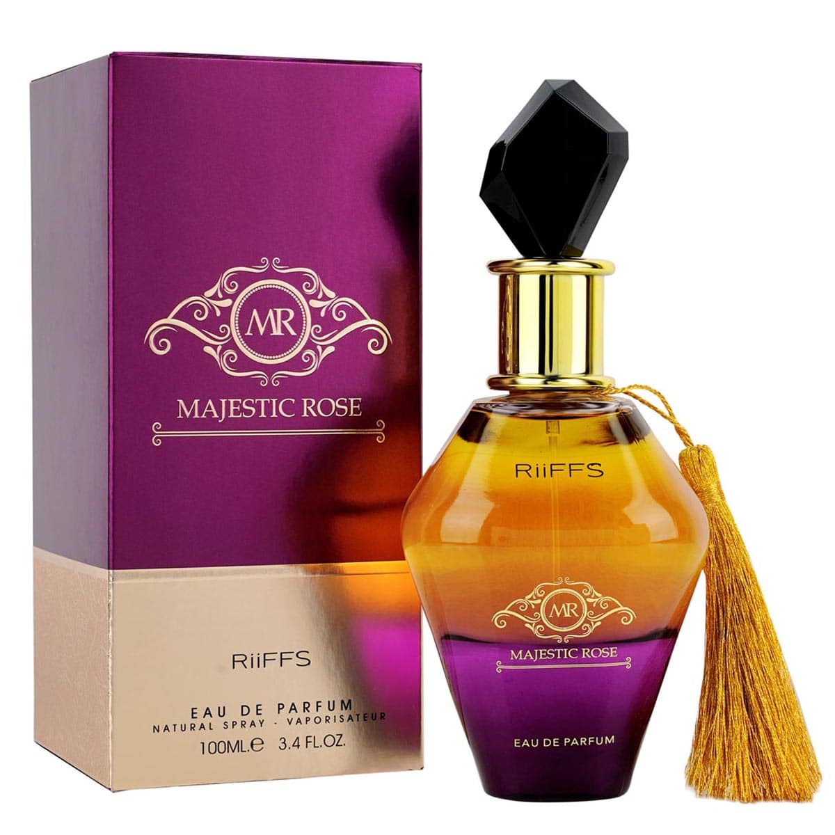 Riiffs Majestic Rose Eau De Parfum Natural Spray For Women - 100 Ml