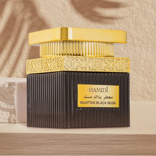 Hamidi Natural Bakhoor Muattar Black Musk Incense 50g