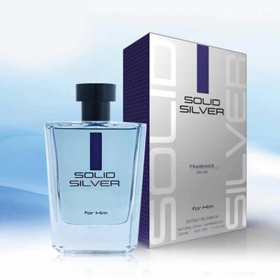 Solid Silver by DELUXE Extrait De Parfum 100ml for Men