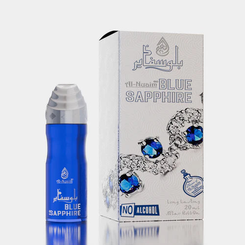 Blue Sapphire Alcohol Free Concentrated Attar Roll-On 20ml by Al Nuaim