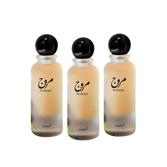 3 Pcs Murooj EDP 80ml Perfume By Caliph | Inspired by Ahmed Al Maghribi Marj