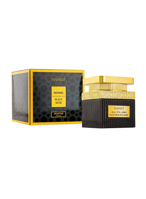 Hamidi Natural Bakhoor Muattar Black Musk Incense 50g