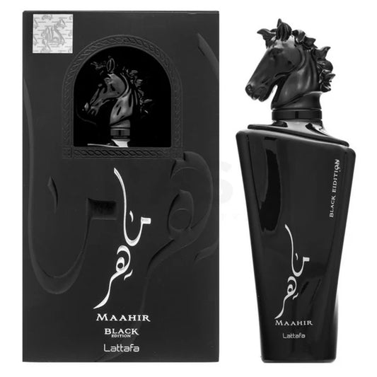 Maahir Black Edition EDP - 100ml By Lattafa for Men and Women