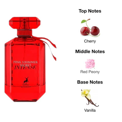 Maison Alhambra Pink Shimmer Secret Intense for Women - EDP - 100ML