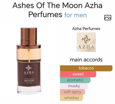 Ashes of the Moon EDP for Him 100ml by AZHA Perfumes
