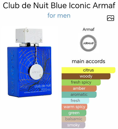 Armaf Club De Nuit Iconic EDP 105ml | Inspired by Bleu De Chanel