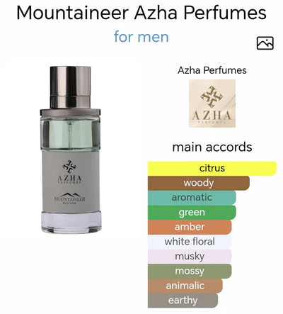 Mountaineer EDP for Him 100ml by AZHA Perfumes | Inspired by Silver Mountain Water Creed