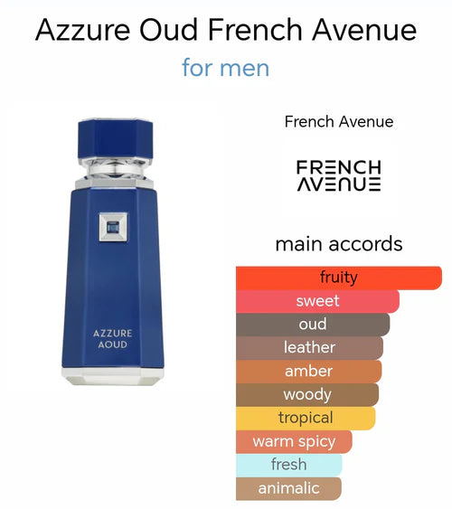 French Avenue Azzure Aoud EDP Perfume 100ml