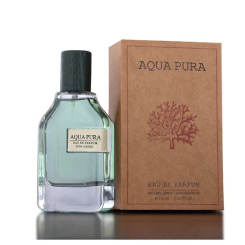 Aqua Pura EDP 70ml by Fragrance World | Inspired by Orto Parisi Megamare