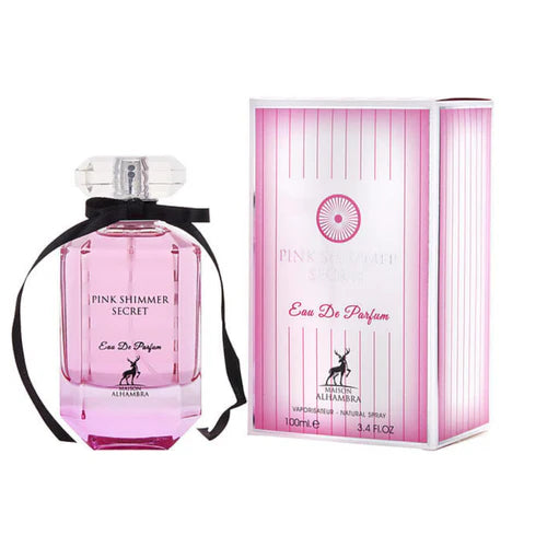 Pink Shimmer Secret EDP 100ml Perfume by Maison Alhambra for Women