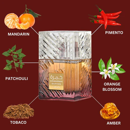 Khamrah Dukhan EDP Perfume - 100ml By Lattafa