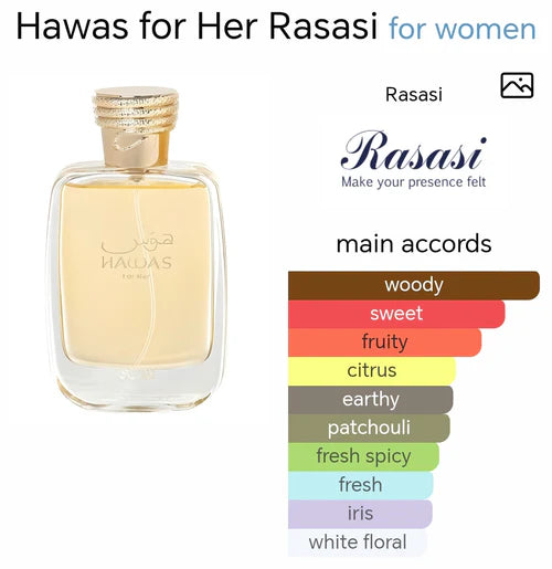 Rasasi Hawas for Her EDP Perfume 100ml