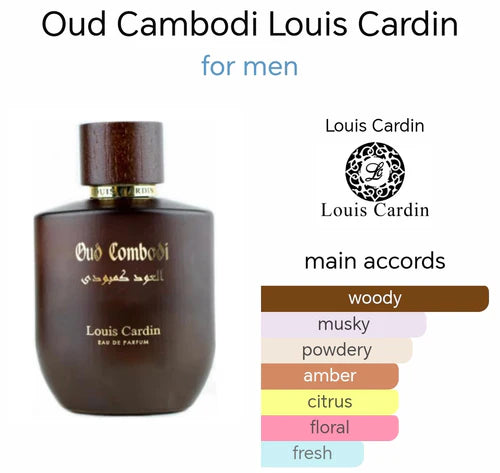 Louis Cardin Oud Cambodi EDP Spray Perfume 100ml