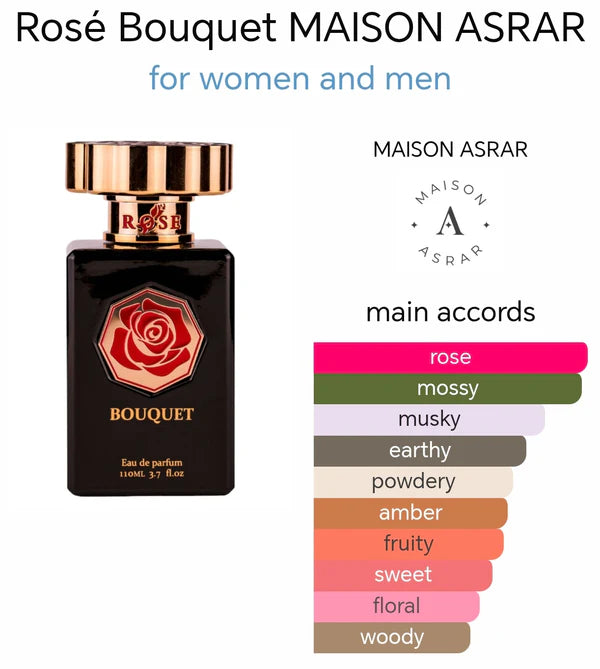 Maison Asrar ROSÉ BOUQUET – EDP 110ml | Inspired by Delina Exclusif Parfums de Marly